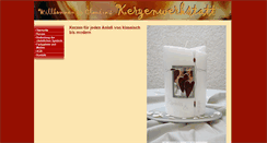 Desktop Screenshot of kerzenwerkstatt-mayen.de